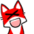 Emoticon Red Fox laughing xD